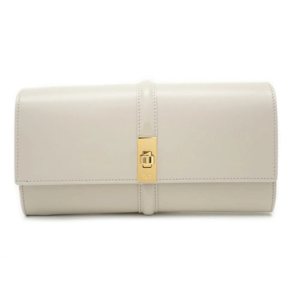 Celine Shiny Calfskin Lightstone Wallet Seize Long